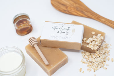 Oatmeal Milk and Honey Hand Crafted Cold Processed Soap