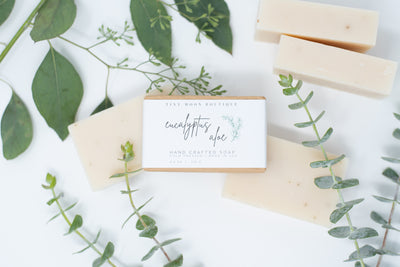 Eucalyptus Aloe Hand Crafted Cold Processed Soap